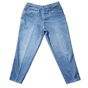 Gitano Vintage High Waist Relaxed Tapered Leg Mom Jeans‎ Sz. 32 Short